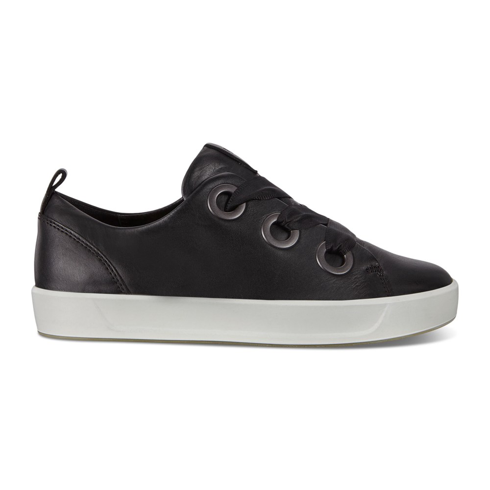 Tenis Mujer - ECCO Soft 8 3-Eyelet - Negros - EIC201649